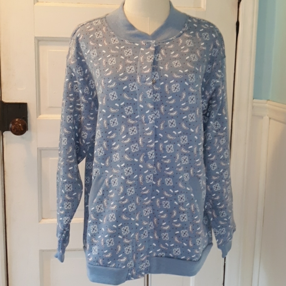 Blair Granny chic fleece jacket large